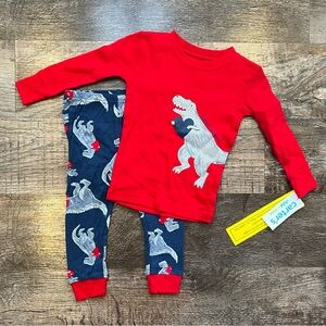 NWT Carters Dinosaur Valentines Day Pajama Set “You’re Dino-Mite” 12 Months